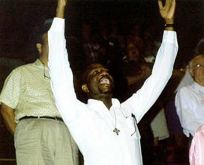 The Rev. Jacques Pierre, pastor of Highlands UMC