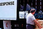 Florida Conference's disaster response truck filled with cleaning supplies for Flood Buckets